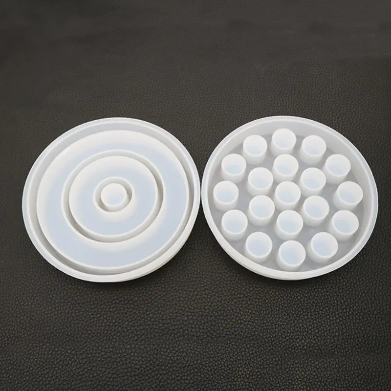 DIY Handmade Crystal Silicone Mold Epoxy Pigment Bottle Lipstick Storage Box UV Glue Resin Molds