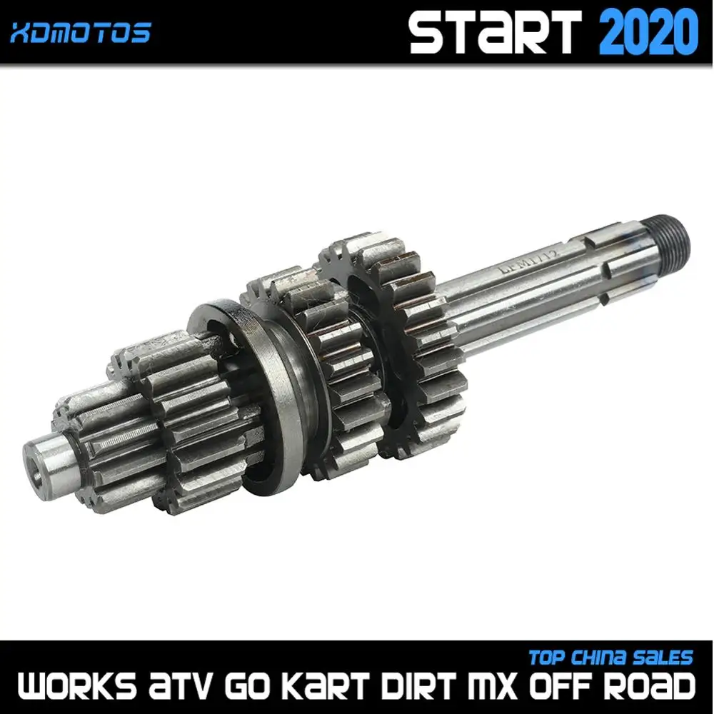 140cc Engine Transmission Gear Box Main Shaft kit For Lifan 140 1P55FMJ Horizontal Kick Starter Dirt Pit Bikes |