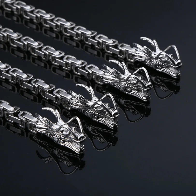 Single Layer Silver Нержавеющая сталь дракон ручной браслет хлыст коррозионная стойкость самообороны защита талии Висячие оружие Тактический Открытый инструмент - Цвет: Single Layer Silver