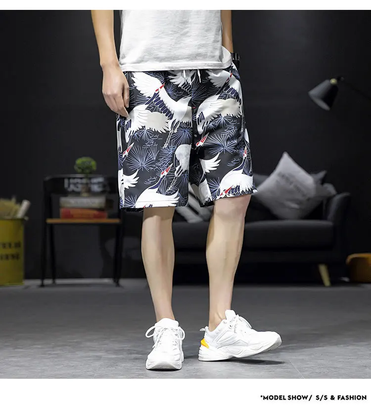 Stijlen Boardshort Losse Trekkoord Zomer Mannen En Vrouwen пляжные шорты для будущих мам Gedrukt нитка/переработка отходов Мужские Шорты для купания Рубашки домашние Korte Homme