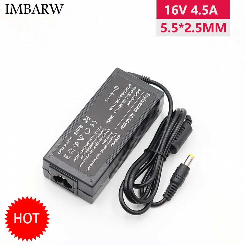 16V 4.5A 72W AC /DC адаптер питания зарядное устройство для Panasonic ToughBook CF 18 19 CF51 CF73