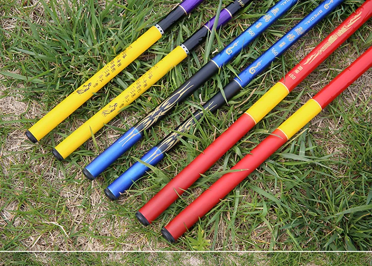Telescopic Fishing Rod FRP Super Hard Ultra Light Carp Feerder Fishing Poles Stream Fishing Canne Hooks 2.7/3.6/4.5/5.4/6.3/7.2m