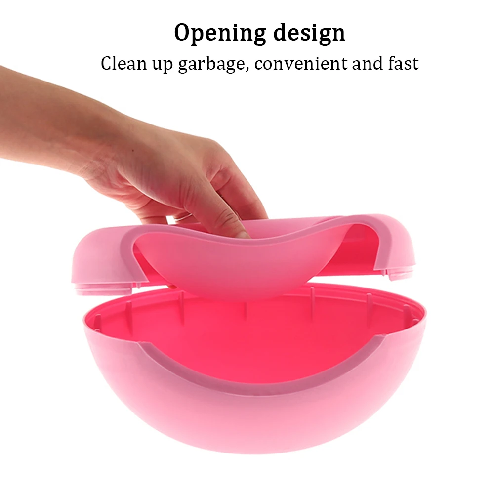 Creative Lazy Snack Bowl Plastic Double-Layer Snack Storage Box Bowl Fruit Bowl And Mobile Phone Bracket Chase Artifact 4Colors