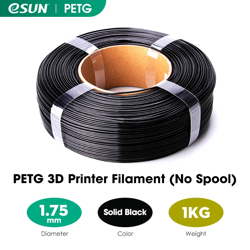 eSUN 3D Filament Reusable Spool Refill Transparent 3D Printing Removable Filament Spool For 1KG PLA PETG Spooless Refilament abs pla petg 3D Printing Materials