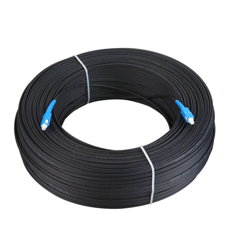 20 Meters Fiber Optics Indoor Cable Patch Cord GJXCH-1B6 SC UPC 1 Core 2 Steel Single Mode Single Core Cable G657A