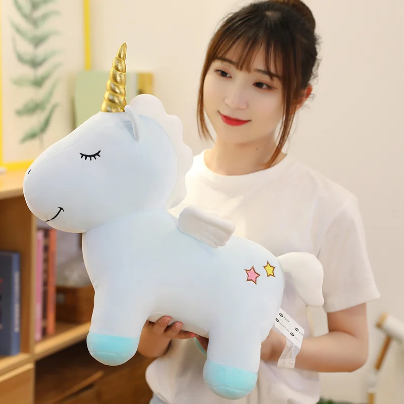 Golden Horn Unicorn Plush Toy