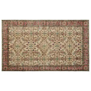 

Handmade Natural Vintage Turkish Area Rug 176x296 Cm-5'9''X9'9''