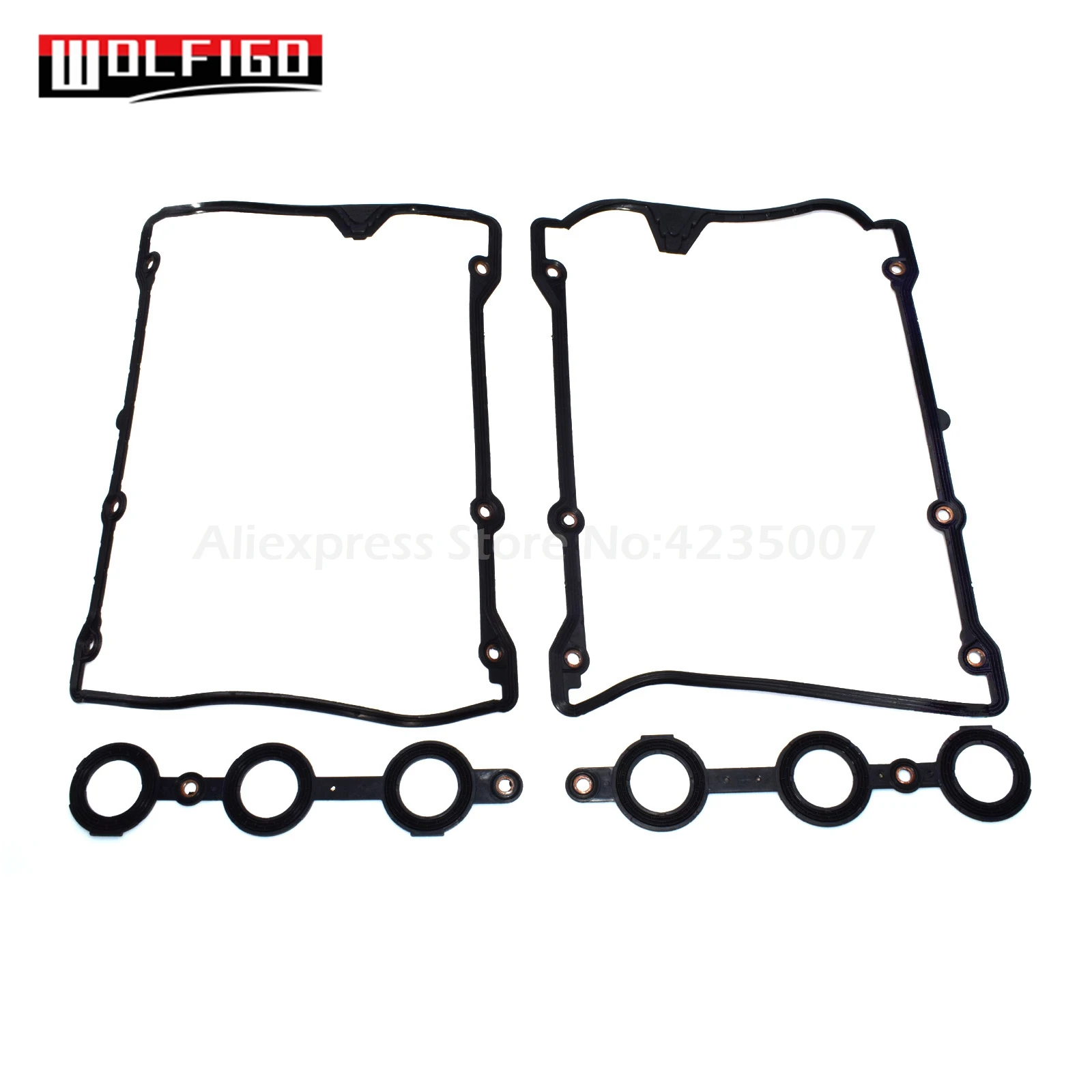 WOLFIGO 1 шт./2 шт. 078198025 Подходит для Audi A4 A6 A8 VW Passat SKODA SUPERB прокладка крышки клапана двигателя 153179801,026695 P, 56003500