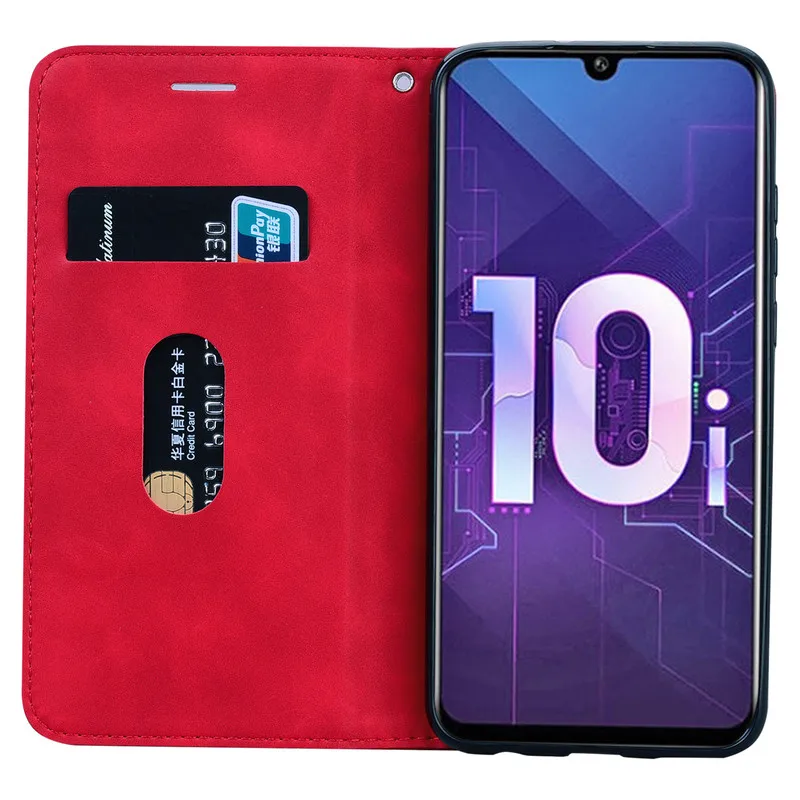 

HuaWei P30 Lite Wallet Card Slot Stand Cover For Honor 10i 20i 20E 20 Lite HuaWei p30 lite P Smart plus 2019 Flip Leather Case