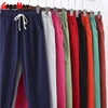 Women Casual Long Ankle Length Trousers 2022 Summer Autumn Plus Size Elastic Waist Soft High Quality Cotton Linen Pants S-XXXL ► Photo 1/5