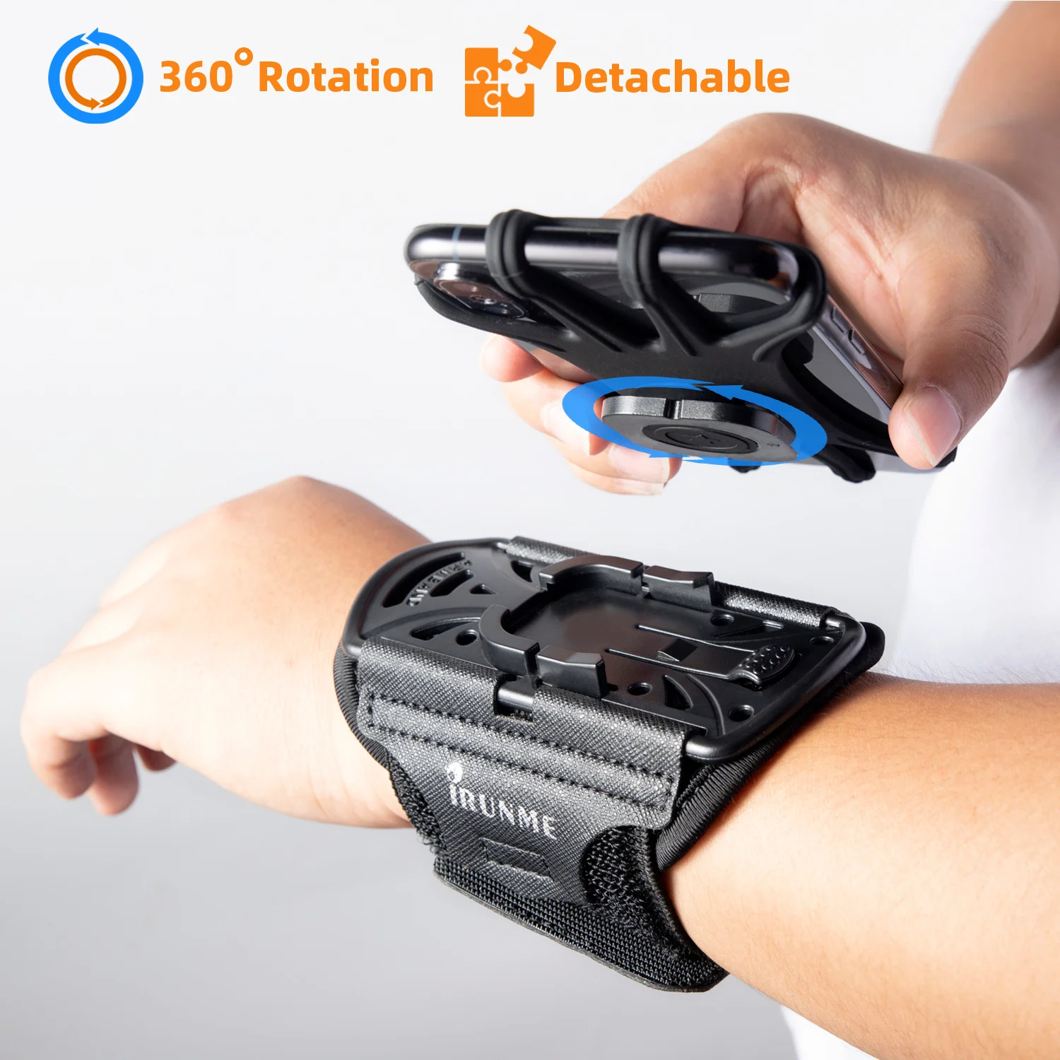 Mobile Phone Running Phone Bag Wristband Belt Jogging Cycling Arm Band Holder Wrist Strap Bracket Stand