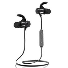 Magnetic Wireless Bluetooth Earphone Stereo Sports Sweatproof Earbuds Wireless in ear Headset with Mic for iPhone for Samsung