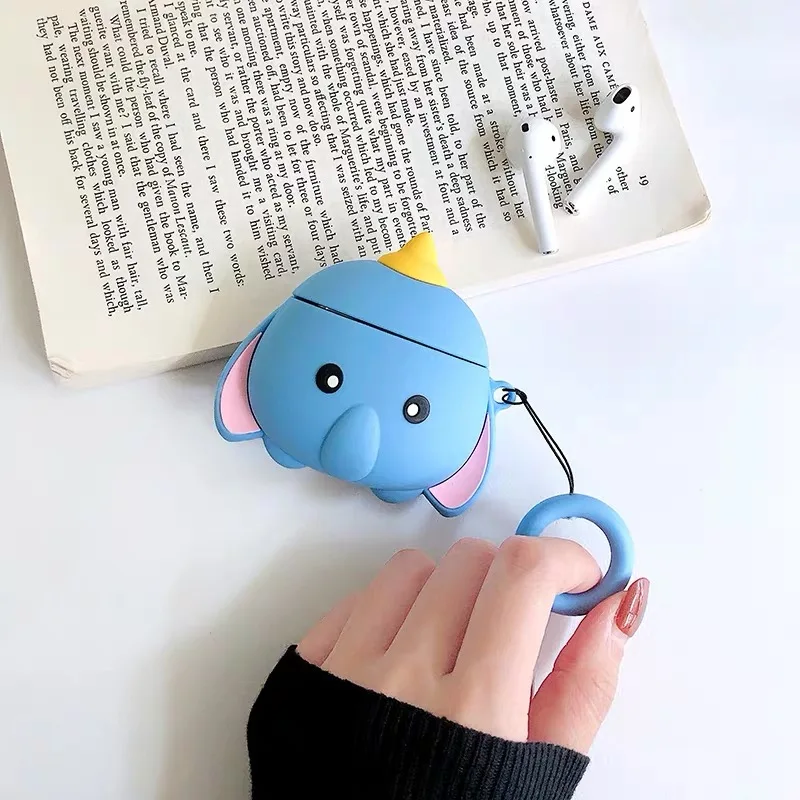 Серебристый Милый шоколадное яйцо для Apple Airpods чехол Забавный наушник с Bluetooth чехол Мультяшные наушники чехол Коробка для Airpods чехол для зарядки - Цвет: Серебристый