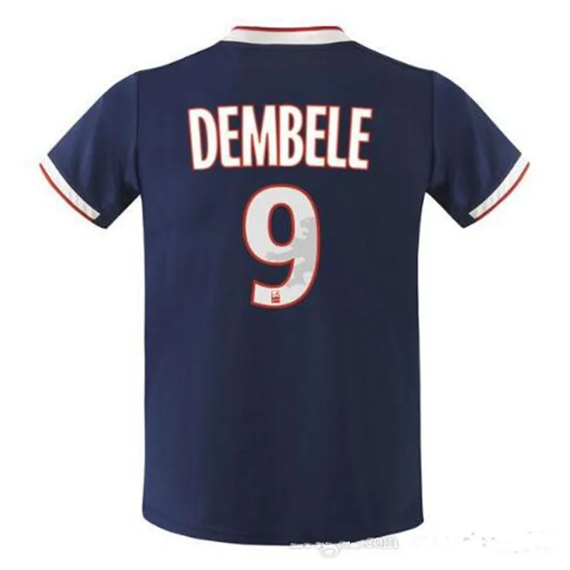 Lyonnais футбольные майки Lyon футбольная рубашка TRAORE MEMPHIS FEKIR OL AOUAR GOUIRI CORNET TERRIER DEMBELE19 20 футболка Джерси - Цвет: shirt