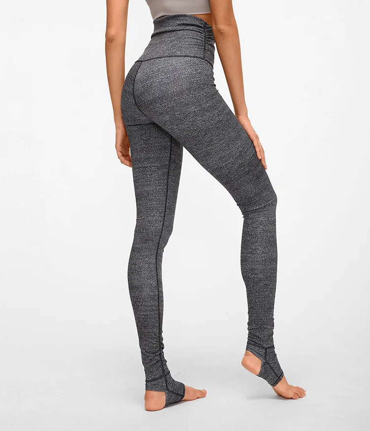 Пикантные женские брюки для йоги с завышенной талией и оборками, стильные женские леггинсы для бега и фитнеса, для офиса, путешествий, полной длины+ скрытый карман