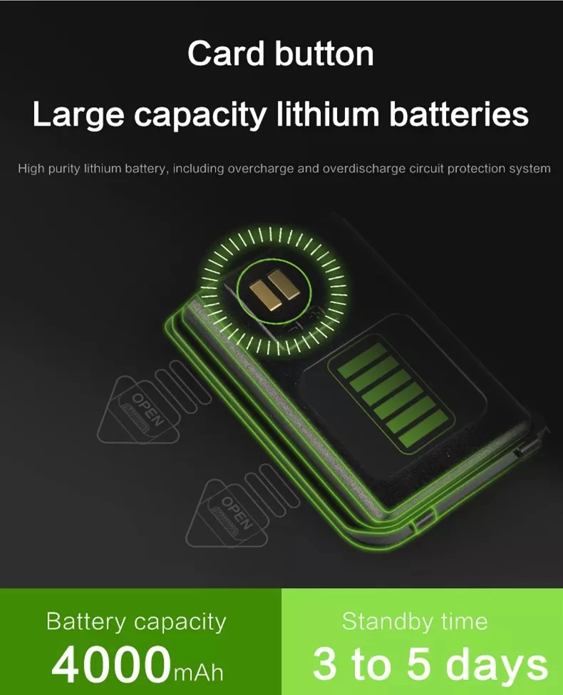Ksun M6 Battery 4000mAh Two-Way Radio Battery Accessories 5