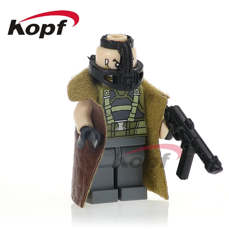Одиночная PG378 Бейн Супер Герои фигурки Blink Spawn Джокер роршач Капитан Америка строительный конструктор для детей Подарочные игрушки - Цвет: PG378 Without Box