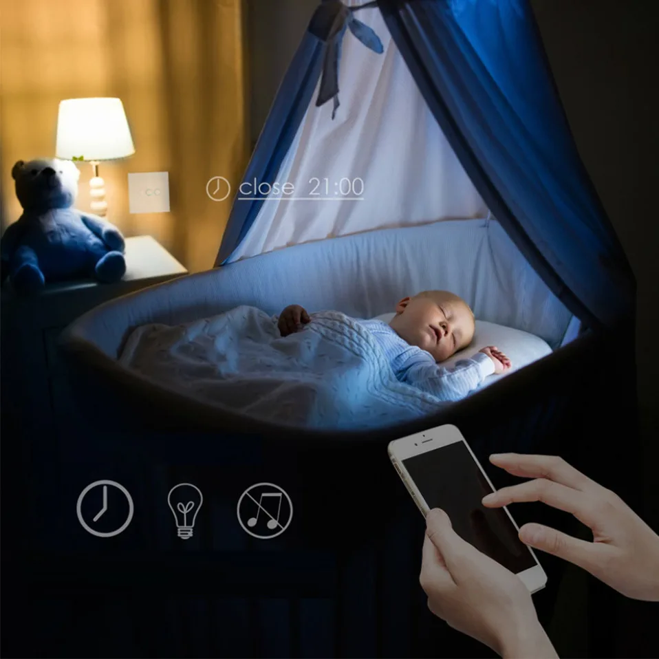 AVATTO Tuya ЕС Wifi сенсорный выключатель с Стекло Панель сенсорный экран-Сенсор Смарт настенный светильник Переключатель 1/2/3 работать с Alexa, Google Home