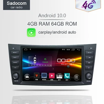 

8" DSP Android 10.0 8 Core 4GB RAM 64GB 4G LTE Car DVD Player GPS Map RDS Radio car radio For Benz W211 W463 W219 W209 2004-2011