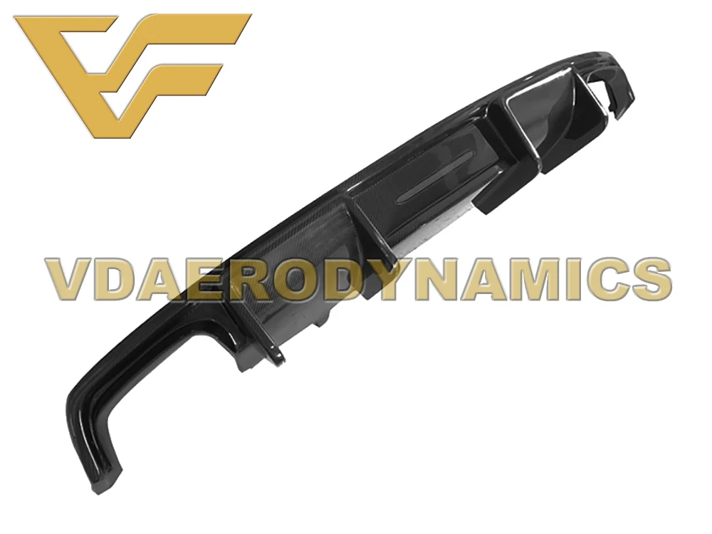 Подходит для 11-14 A7 15-18 19-20 Audi A7 S7 Sline VAD-K из углеродного волокна передний задний диффузор для губ Бампер Комплект-8 видов стилей на выбор - Цвет: 15-18 A7 Rear