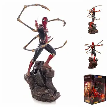 

23cm New Style Avengers Infinity War 1/10 Iron Spider Man Action Figure PVC Statue Collection Toy Gifts