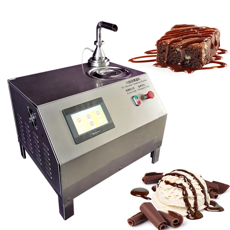 High Quality 6L Automatic Small Chocolate Tempering Machine Hot Melt