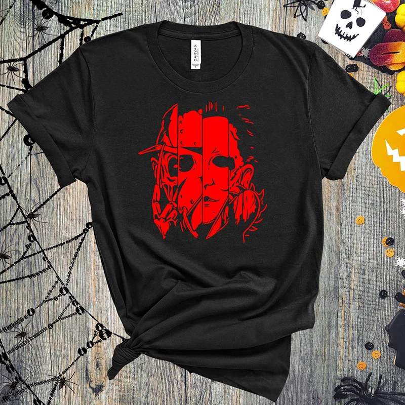 Friends Tv Shows Women T-shirt Summer Fashion Mother's Day Gift 80s Vintage Graphic Tee Black Clown Tshirt Cotton Plus Size | Женская