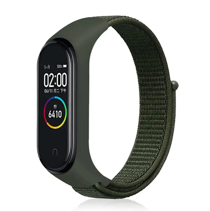 10 Нейлоновый mi band для Xiaomi mi band 3 4 ремешок умный Браслет спортивный браслет ремешок для mi band 4 NFC Global умные часы для женщин и мужчин - Цвет ремешка: 10