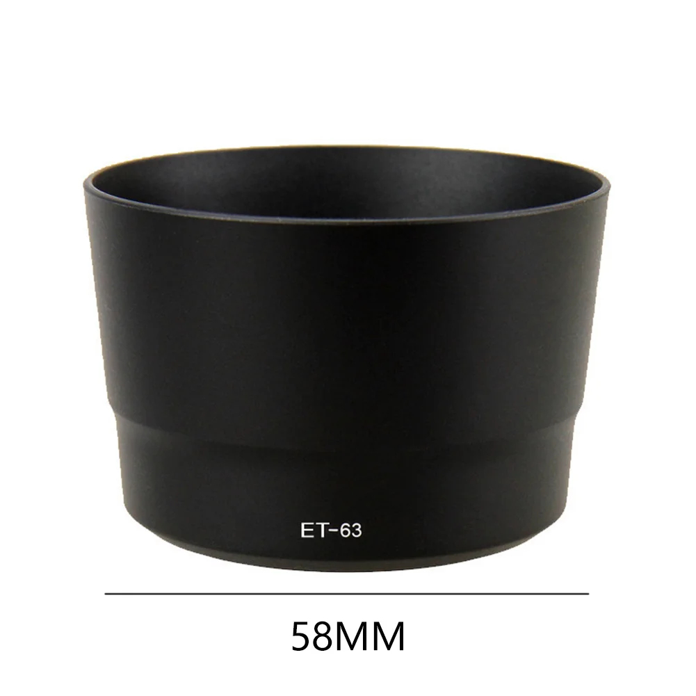 Sun Shade Mini Windproof Firmly Lens Hood Replacement Cover Professional Durable Useful for Canon EF-S 55-250mm F/4-5.6 IS