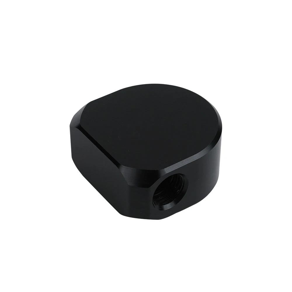 IceManCooler Water Flow Flower Indicator Black ,White Impeller POM Body Watercooling Computer G1/4" ICE-R3