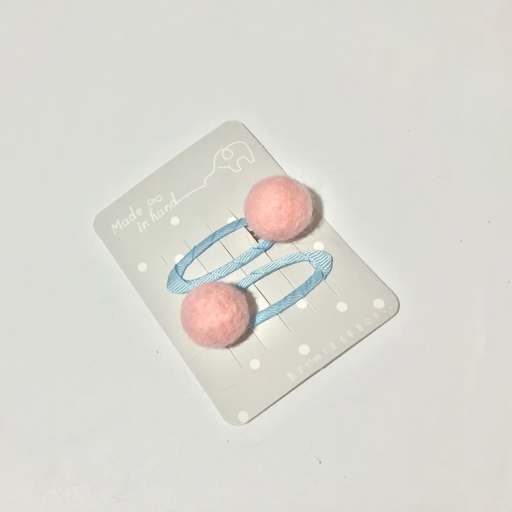 2Pcs Kids Infant Hairpin Baby Girl Hair Clips Girls Candy Colors Princess Hair Clip Set Infantil Girl Headwear Baby 