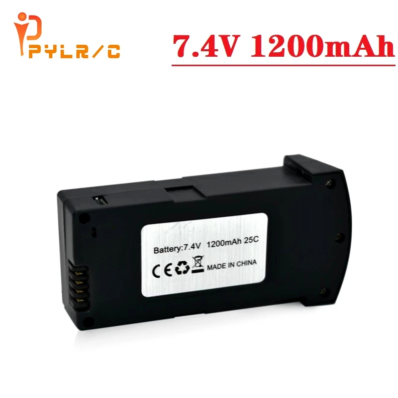 Batterie LiPo 7.4V 1200mAh 25C pour Drone E520 E520S