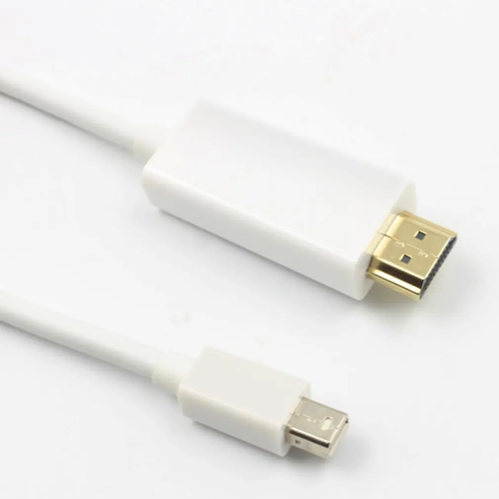 1,8 м мини кабель DP-HDMI папа-мама Thunderbolt DisplayPort к HDMI адаптер конвертер для Macbook Pro Air проектор кабель