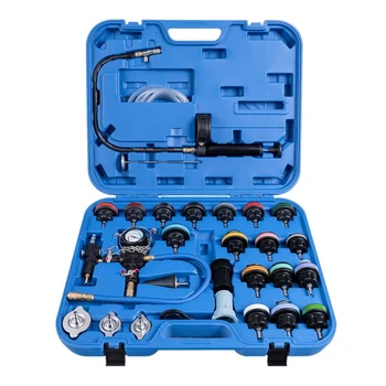 

Automotive General 28-Piece Water Tank Leak Detector, Pressure Gauge Test, Water Tank Test Tool, Antifreeze Coolant Replacement