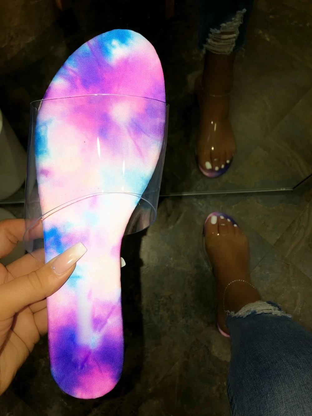 LASPERAL/Летняя обувь женские кожаные сандалии с закрытым носком на мягкой подошве