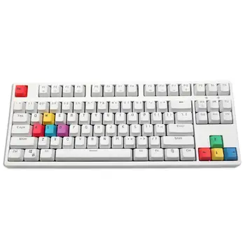 

Replaceable WASD Mechanical Keyboard Keycaps OEM Profile PBT RGBY Modifiers 9 Keys -Laser Engraved Keycaps