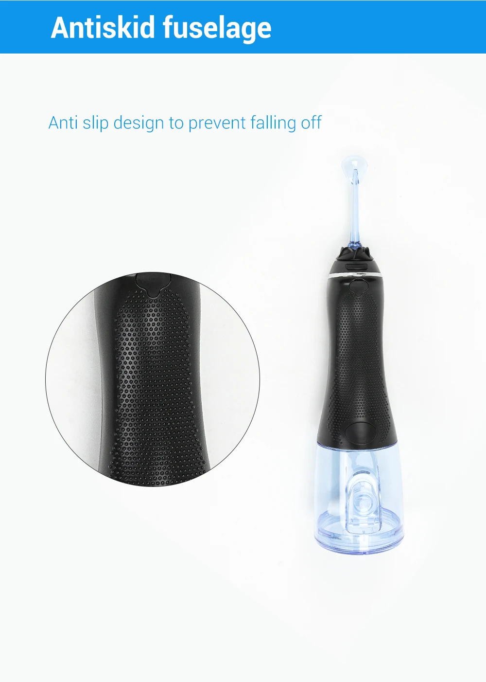 AG portable oral irrigator usb rechargeable water flosser Dental Water Jet 300ML 5Models Water Tank Waterproof Teeth Cleaner