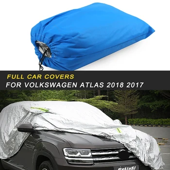 

Covers Waterproof Outdoor Sun Protection Cover Reflector Dust Rain Snow Protector for Volkswagen VW Atlas 2017-2019 Car