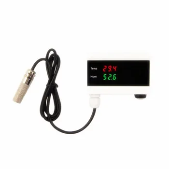 

Taidacent 2.4 ghz APP Sonoff Wireless Remote Home Wifi Thermometer Hygrometer Temperature and Humidity Sensor logging Monitor