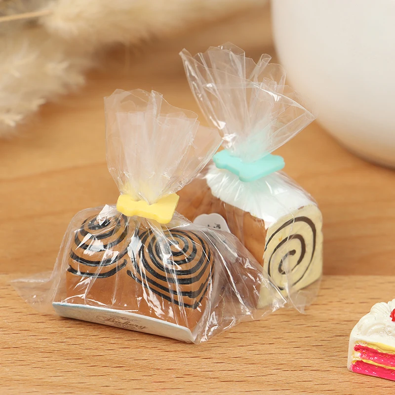 

Multi Styles Cute Mini Bread model Pretend Play Dollhouse Miniature Kitchen Accessories