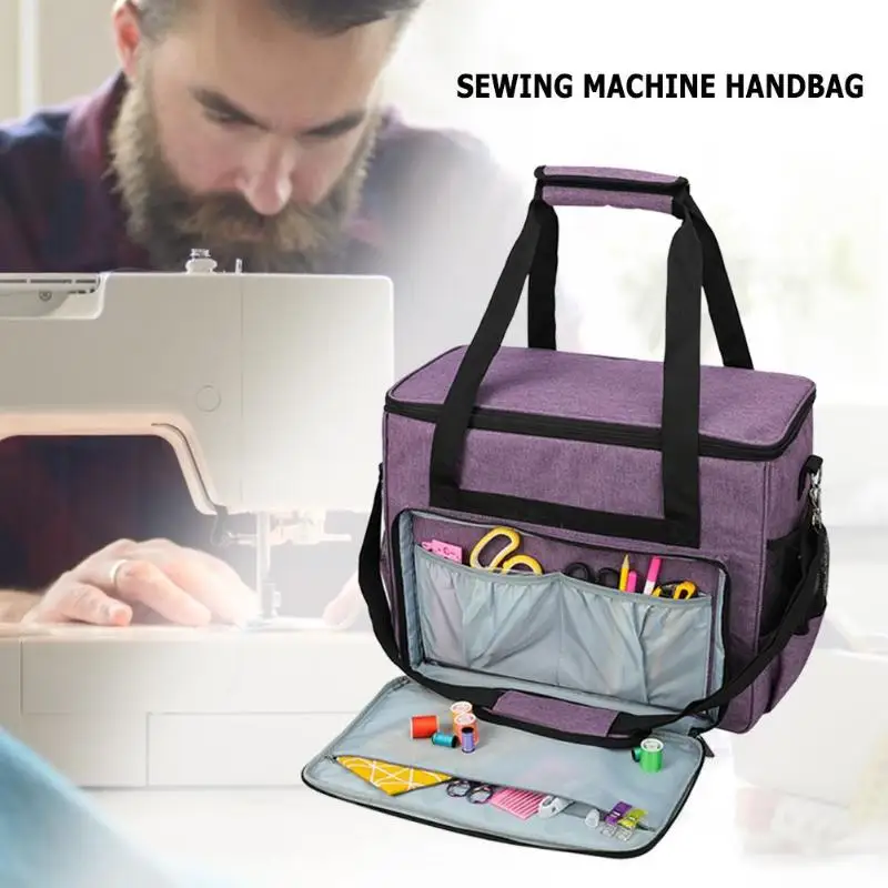 Ткань Оксфорд швейная машина сумка для хранения большой емкости швейная сумка для инструментов швейная машина пылезащитный чехол Швейные аксессуары