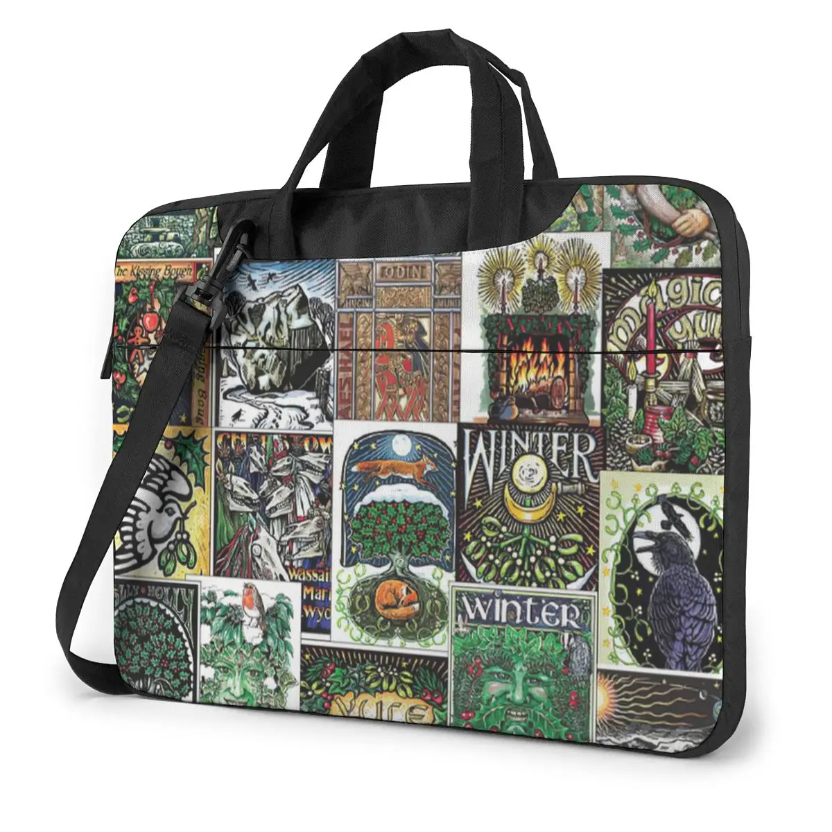 Hedingham Fair Folk Pagan And Green Man Laptop Bag Case Protective Vintage Computer Bicycle Crossbody Pouch | Компьютеры и офис