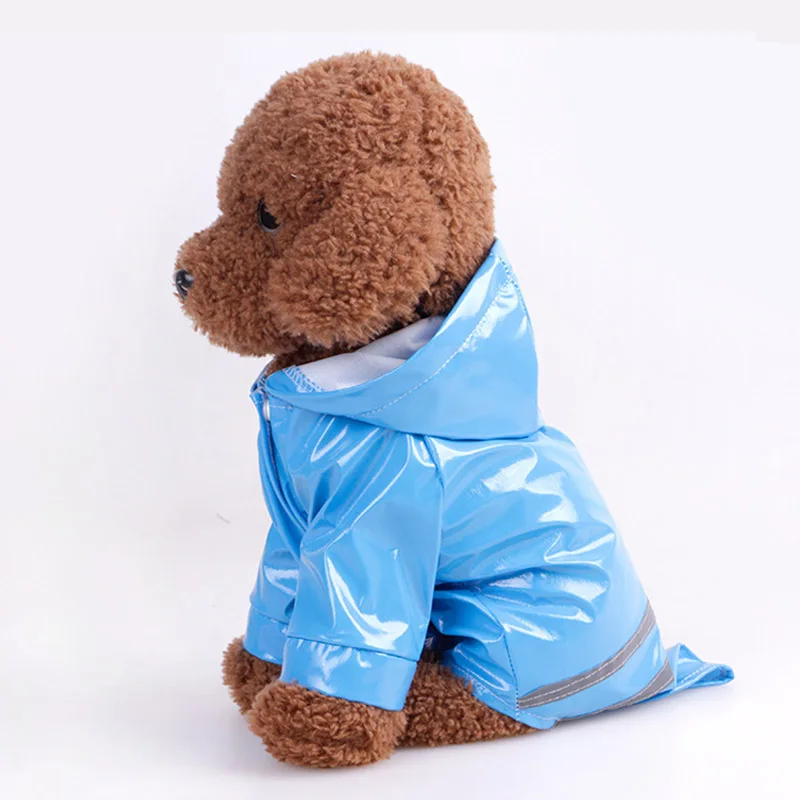 Плащ-дождевик для щенков, S-XL, с капюшоном, для улицы, милые, для Littele, для собак, водонепроницаемые куртки, полиуретановый дождевик для собак, одежда для кошек, летняя одежда