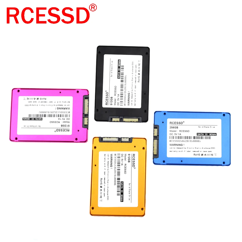 RCESSD металлический 120 ГБ 240 480 SATA III 2 5 дюймовый Внутренний твердотельный накопитель