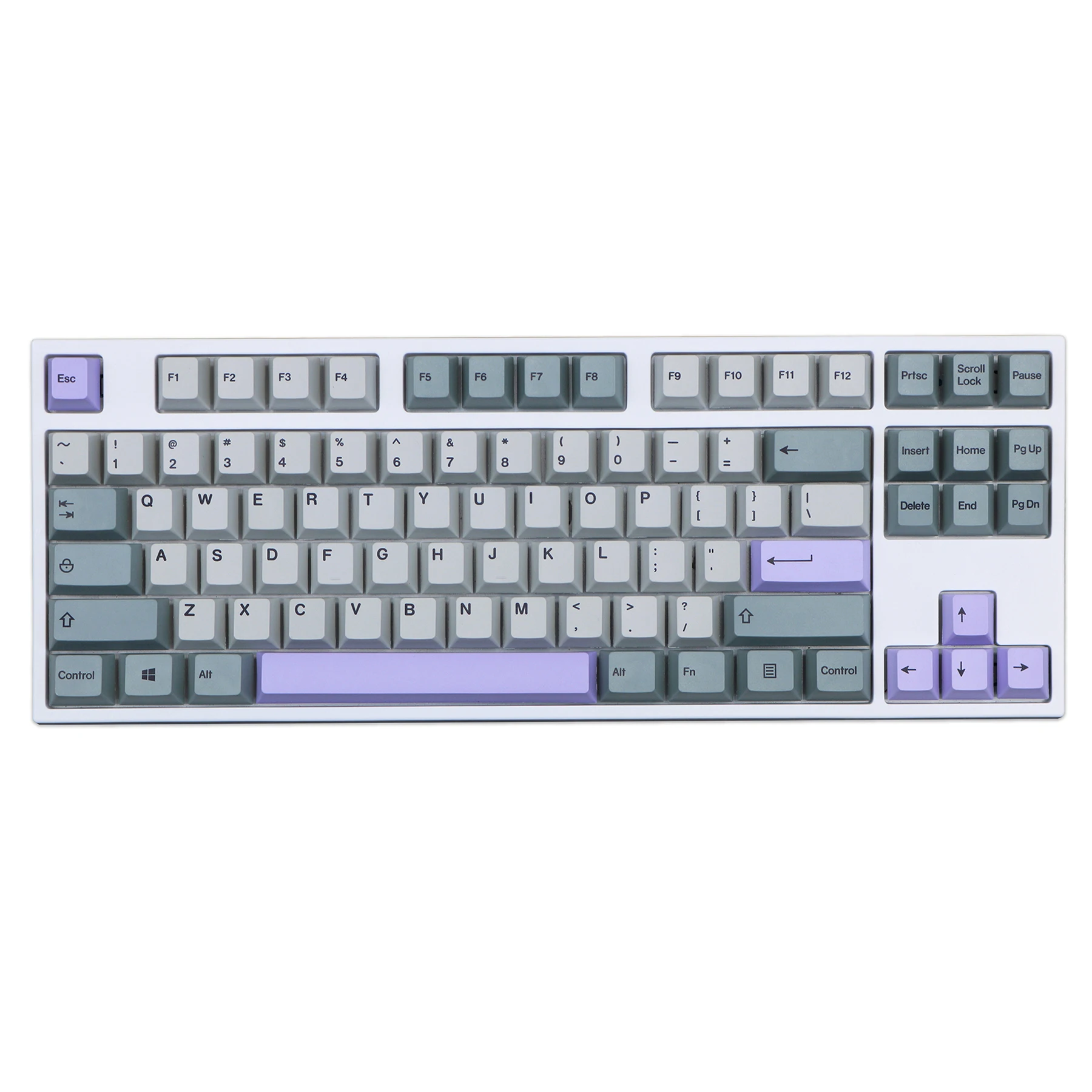 Chaves Conjunto Gmk Silenciado Keycaps Pbt Tintura Sublimação Cereja Perfil Keycap Retro Cinza Chaves Tampões para 64 68 980 Teclado Mecânico 151 - Imagem 4