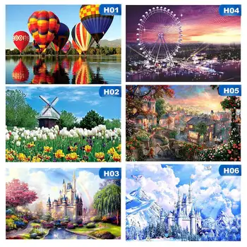 

1000 Pieces Jigsaw Puzzles Air Balloon Educational Toys Scenery Educational Puzzle Toy for Kids/adults Birthday Gift