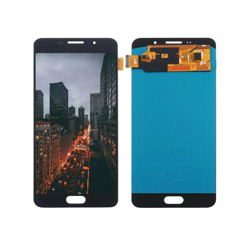

100% Super Amoled LCDs For Samsung Galaxy A7 2016 A710 A710F A710M AMOLED Phone LCD Display Touch Screen Digitizer Assembly