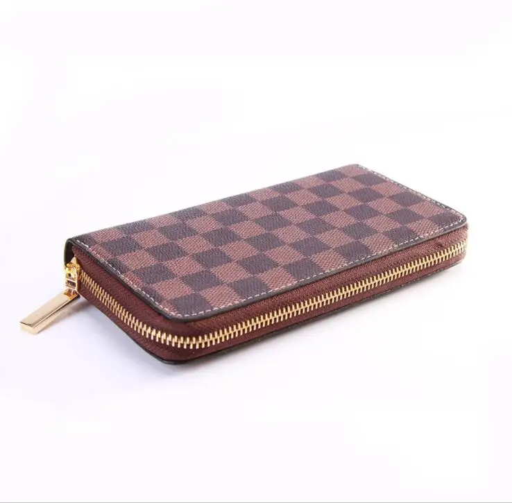 

Men's and Women's Long Wallet Zipper Large Capacity Wallet High Quality Fashion Wallet New Mobile Wallet Credit Card Bag lady