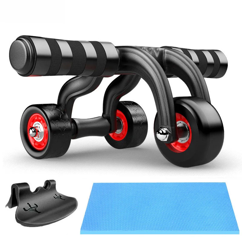 Push Up Addominale Roller Coaster Body Arm Waist Gym Ab Esercizio Power Home Fitness Equipment Muscle Trainer Sport A Tre Ruote