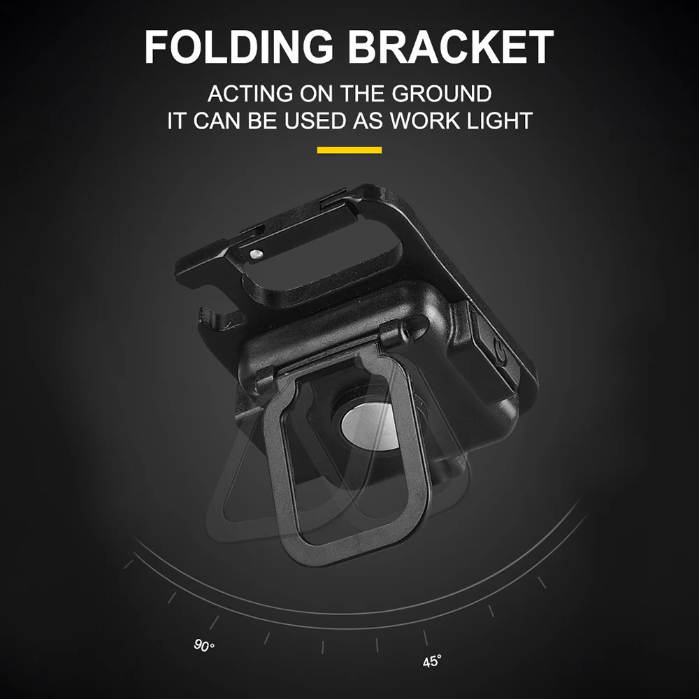 Flash Light Pocket Clip Mutifuction Portable Flashlight Pocket Work Light Outdorr Camping Fishing Climbing Lantern LED Light